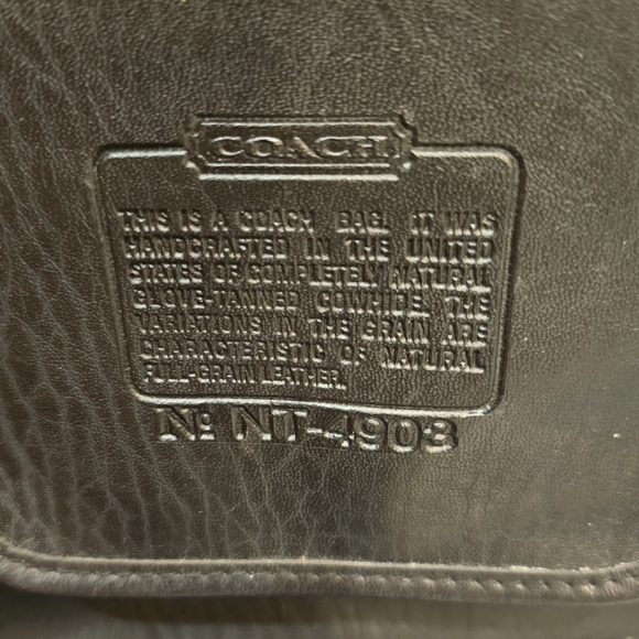 Coach Black Leather Crossbody Bag - Picture 5 of 9